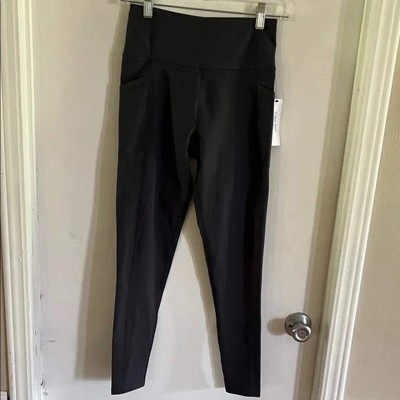 Calvin Klein Performance Charcoal Leggings - Picture 3 of 5